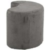 Bertoni Arco POUF EMEL M DARK Pilkas 55X42X47CM