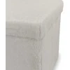 Domoletti Matthew A1cc5 Puffs, baltos spalvos, 38cm x 38cm x 38cm
