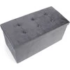 Leobert Pufas Domoletti, pilkas, 38 cm x 38 cm x 76 cm