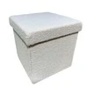 Pufas Domoletti Pufas HS522-10, pilkas, 38 cm x 38 cm x 38 cm