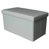 Pufas Domoletti Rio XYF634B, baltas, 76,5 cm x 40,5 cm x 40,5 cm