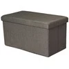 Pufs Domoletti Rio XYF634B, brūna krās., 76.5 cm x 40.5 cm x 40.5 cm