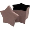 Pufas Domoletti Star HS522-6, rožinis, 45 cm x 43 cm x 38 cm