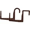 Puķu poda turētājs Plastkon Universal 41105511, 23.8 cm x 13.5 cm, 1.2 cm, plastmasa, tumši brūna krās.
