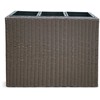 Gėlių vazonas Domoletti 53000011107, plastikas, 79 cm x 29 cm, rudas