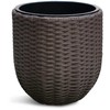 Gėlių vazonas Domoletti 53000011108, plastikas, rudas