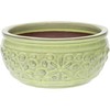 Gėlių vazonas Domoletti GG.6689.016 CL.GI.411, keramika/molis, žalias