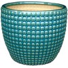 Gėlių vazonas Domoletti IP17-1144_S, keramika, žalios spalvos.