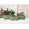 Puķu pods Domoletti M-18C26, spw, 26 cm x 13 cm, zaļa