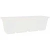 Puķu pods Domoletti TBTISB50-110, plastmasa, 50 cm x 17 cm, balta krās.