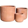 Gėlių vazonas Domoletti TC.5522.030, keramika/molis, rudas