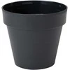 FORM PLASTIC Plastikinis vazonas IBIZA SOFT MAT 4150-014, juodas, Ø22 cm