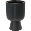 FORM PLASTIC Gėlių vazono forma plastikinė KELI MIKA 5130-014, plastikas, antracito spalvos