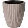 Gėlių vazonas Form Plastic Mika 5095-051, plastikinis, rudas