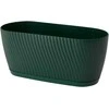 Form-Plastic Doniczka podłużna, skrzynka MIKA 4539-075, Kolor Leśny mech, Form-Plastik, Wymiary 27x12x12 cm