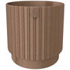 FORM PLASTIC Gėlių vazonas Eco Wood Mika Cyli 14cm Rudas