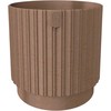 FORM PLASTIC Gėlių vazonas Eco Wood Mika Cyli 14cm Rudas