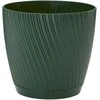 Form-Plastic Doniczka okrągła MIKA 4590-075, Kolor Leśny mech, Form-Plastik, Wymiary 26.5x25 cm