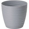 Puķu pods Form Plastic Sahara Petit 3040-040, plastmasa, pelēka krās.