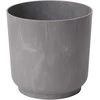 FORM PLASTIC Gėlių vazono forma plastikinė SATINA 4285-081, plastikinė, pilka