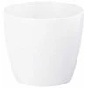 Gėlių vazonas Lamela Magnolia 751-05, plastikinis, baltas