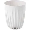 Gėlių vazonas Lamela Mira 908-05, plastikinis, baltas