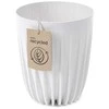 Gėlių vazonas Lamela Mira 908-05, plastikinis, baltas