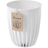 Gėlių vazonas Lamela Mira 915-05, plastikinis, baltas