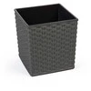 Lamela Plastikinis vazonas Juka Rattan, 40 x 40 cm