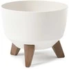 Lamela Doniczka 3 nóżki Misa Roma Kreminė H:23 cm 29x29