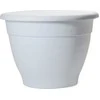 Gėlių vazonas Plasticotto, plastikinis, baltos spalvos.