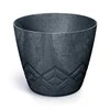 Gėlių vazonas Prosperplast ARECO BETON DARE200E-S433, plastikinis, antracito spalvos