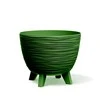 Vazonas su kojelėmis 9,5 l D290xH240 mm žemės žalia FURU Prosperplast