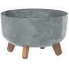Vazonas PROSPERPLAST Gracia Low Betono sp. 6,8l