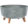 Vazonas PROSPERPLAST Gracia Low Betono sp. 14,3l