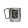 Puodelis Outliner. Plienas. 0,3 l. Sidabrinis