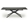 Halmar Dining table extendable Vitorino. juodas. 160 - 220x90x75 cm