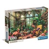 Dėlionė Clementoni Greenhouse Library 39936, 70 cm x 50 cm, 1000 vnt.