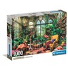 Dėlionė Clementoni Greenhouse Library 39936, 70 cm x 50 cm, 1000 vnt.
