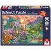 Dėlionė Puzle Schmidt Enchanted Dragon Land 110003, 49.3 cm x 69.3 cm, 1000 gab., daudzkrāsaina