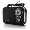 Radijo imtuvas Muse M-051R, juodos spalvos.