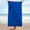 Rankšluostis Pludmales dvielis Pierre Cardin. mėlynas. 170 cm x 90 cm
