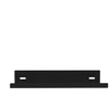 rei METAL SHELF FOR ACOUST PANELS.Juodas