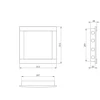 Revizijos liukas Europlast PL3030, 297 mm x 297 mm