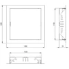 Revīzijas lūka Europlast RL1515, 150 mm x 150 mm