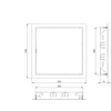 Revīzijas lūka Europlast RL2020, 200 mm x 200 mm