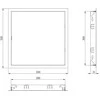 Revizinės durelės EUROPLAST RL3030A, 30 x 30 cm