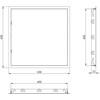 Revizinės durelės EUROPLAST RL4040, 40 x 40 cm