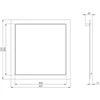 Revizinės durelės EUROPLAST RLR3030, 30 x 30 cm