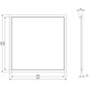 Revizinės durelės EUROPLAST RLR6060, 60 x 60 cm